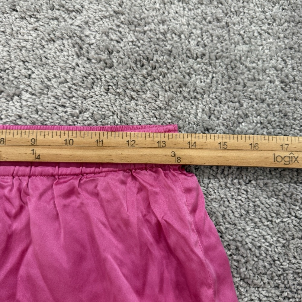 Eberjey Inez Washable Silk Pajama Set Top Pants S Pink Quiet Luxury Breathable - Picture 6 of 16